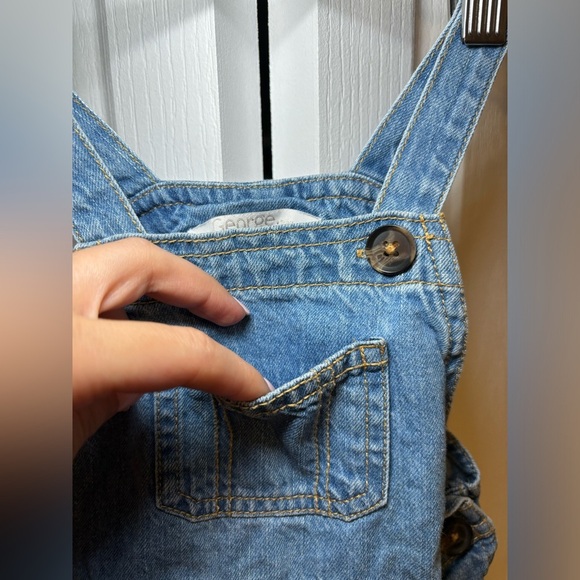 George - Casual Light Blue Kids Overalls Denim Adjustable Straps with Pockets - Picture 2 of 5